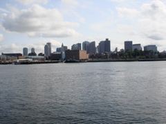 From the water