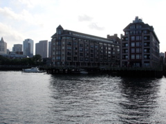 From the water