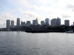 From the water