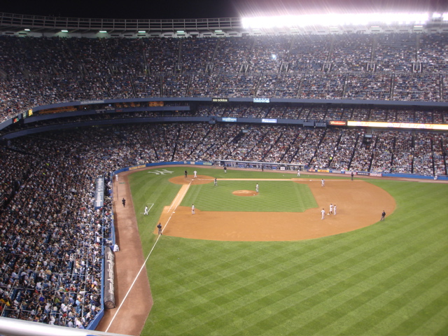 walking around yankee stadium