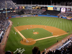 walking around yankee stadium